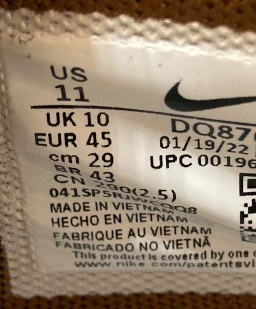 NIKE（ナイキ）NIKE (ナイキ) ハイカットスニーカー ブラウン×ブラック サイズ:29 未使用品の古着・服飾アイテム