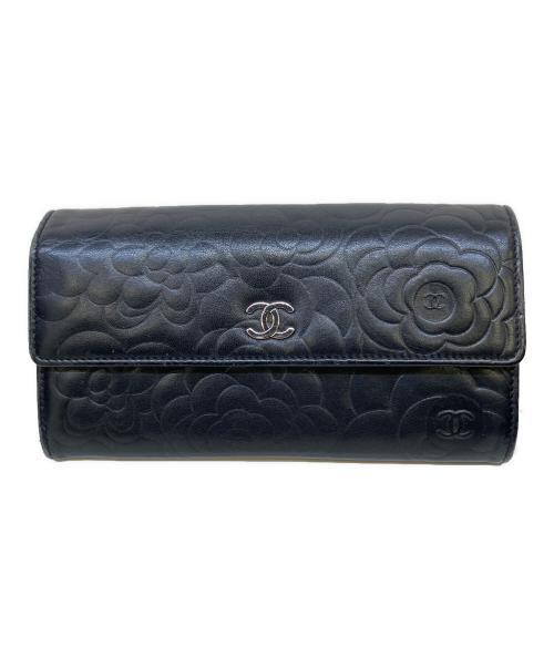 CHANEL（シャネル）CHANEL (シャネル) 長財布 ブラックの古着・服飾アイテム