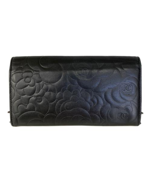 CHANEL（シャネル）CHANEL (シャネル) 長財布 ブラックの古着・服飾アイテム