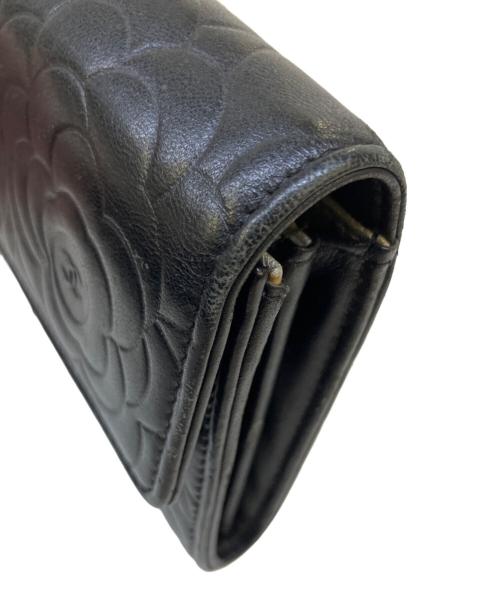 CHANEL（シャネル）CHANEL (シャネル) 長財布 ブラックの古着・服飾アイテム