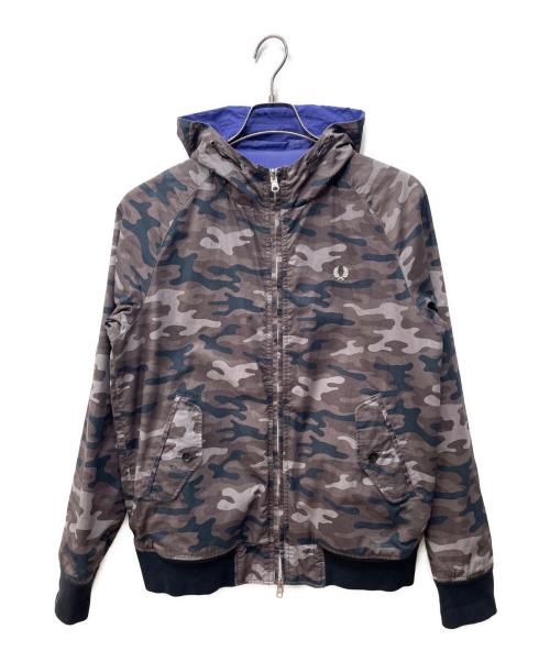 FRED PERRY（フレッドペリー）FRED PERRY (フレッドペリー) リバーシブルジャケット ブラウン×パープル サイズ:Lの古着・服飾アイテム