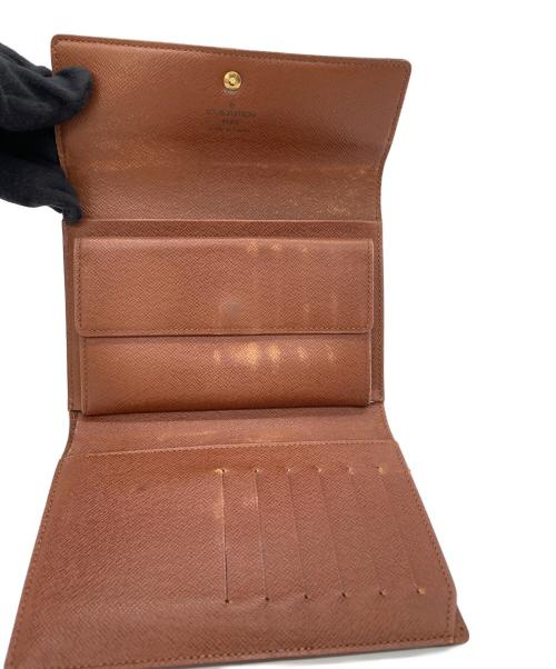 LOUIS VUITTON（ルイ ヴィトン）LOUIS VUITTON (ルイ ヴィトン) ポルトトレゾール エテュイパピエ ブラウンの古着・服飾アイテム