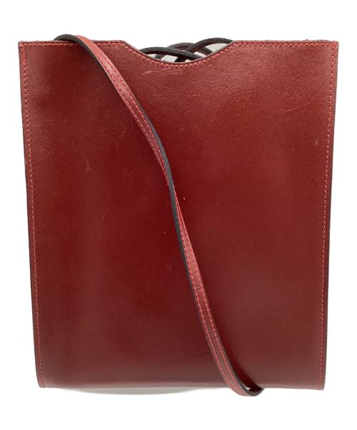 HERMES（エルメス）HERMES (エルメス) ショルダーバッグ レッドの古着・服飾アイテム