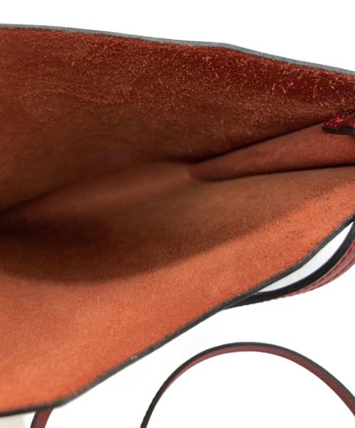 HERMES（エルメス）HERMES (エルメス) ショルダーバッグ レッドの古着・服飾アイテム