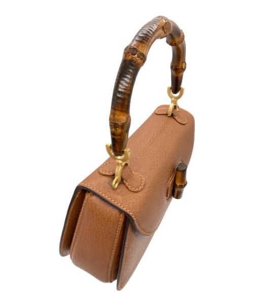 GUCCI（グッチ）GUCCI (グッチ) ショルダーバッグ　バンブー ブラウンの古着・服飾アイテム