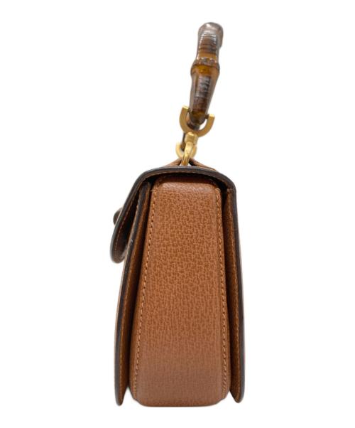 GUCCI（グッチ）GUCCI (グッチ) ショルダーバッグ　バンブー ブラウンの古着・服飾アイテム