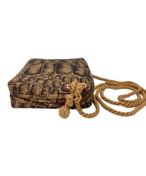 BOTTEGA VENETA（ボッテガベネタ）BOTTEGA VENETA (ボッテガベネタ) ショルダーポーチ ベージュの古着・服飾アイテム