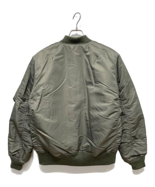 HOUSTON（ヒューストン）HOUSTON (ヒューストン) MA-1ジャケット グリーン サイズ:XLの古着・服飾アイテム