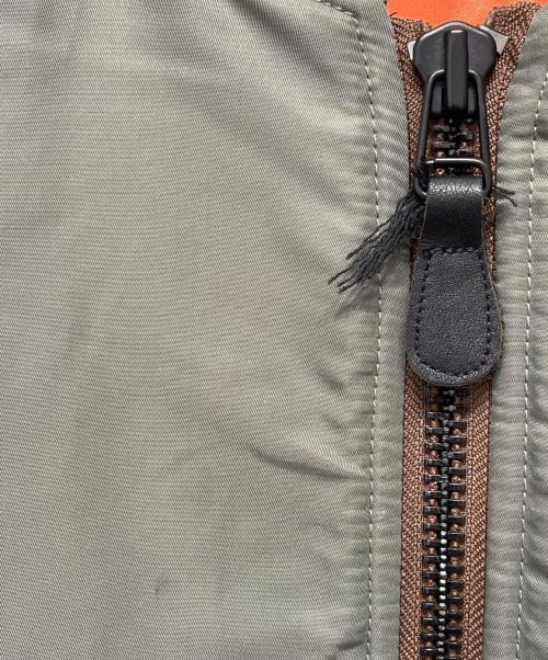 HOUSTON（ヒューストン）HOUSTON (ヒューストン) MA-1ジャケット グリーン サイズ:XLの古着・服飾アイテム