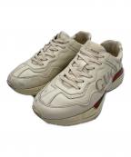 GUCCIグッチ）の古着「ローカットスニーカー」｜ベージュ