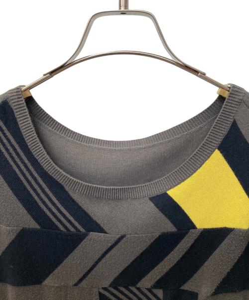 TOKUKO1erVOL（トクコプルミエヴォル）TOKUKO1erVOL (トクコプルミエヴォル) ワンピース グレー サイズ:Mの古着・服飾アイテム