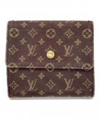 LOUIS VUITTONルイ ヴィトン）の古着「3つ折り財布」｜ブラウン