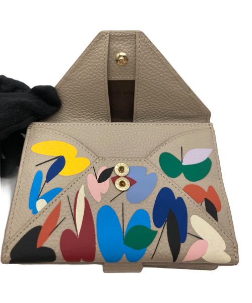 SAN HIDEAKI MIHARA（サンヒデアキミハラ）SAN HIDEAKI MIHARA (サンヒデアキミハラ) SHOGO SEKINE (ショウゴ セキネ) メール型2つ折り財布 マルチカラーの古着・服飾アイテム