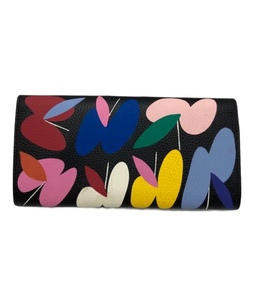 SAN HIDEAKI MIHARA（サンヒデアキミハラ）SAN HIDEAKI MIHARA (サンヒデアキミハラ) SHOGO SEKINE (ショウゴ セキネ) メール型長財布 ブラックの古着・服飾アイテム