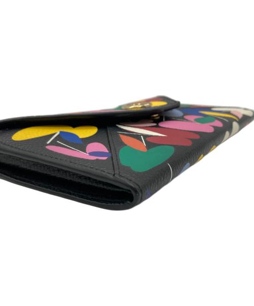 SAN HIDEAKI MIHARA（サンヒデアキミハラ）SAN HIDEAKI MIHARA (サンヒデアキミハラ) SHOGO SEKINE (ショウゴ セキネ) メール型長財布 ブラックの古着・服飾アイテム