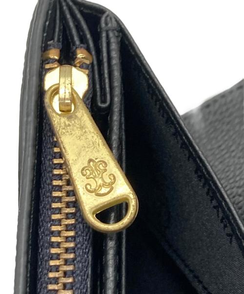 SAN HIDEAKI MIHARA（サンヒデアキミハラ）SAN HIDEAKI MIHARA (サンヒデアキミハラ) SHOGO SEKINE (ショウゴ セキネ) メール型長財布 ブラックの古着・服飾アイテム