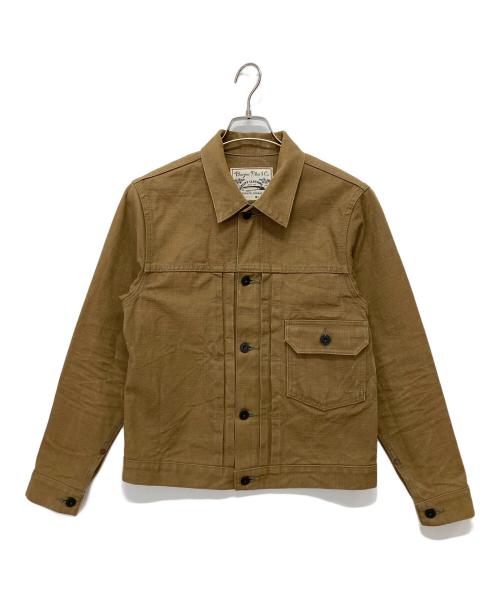 BURGUS PLUS（バーガスプラス）BURGUS PLUS (バーガスプラス) 1stタイプジャケット ブラウン サイズ:36の古着・服飾アイテム