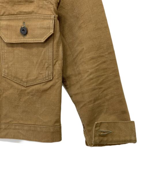 BURGUS PLUS（バーガスプラス）BURGUS PLUS (バーガスプラス) 1stタイプジャケット ブラウン サイズ:36の古着・服飾アイテム