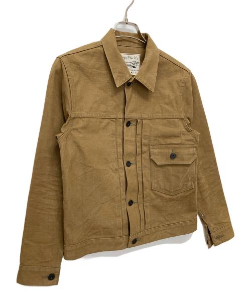 BURGUS PLUS（バーガスプラス）BURGUS PLUS (バーガスプラス) 1stタイプジャケット ブラウン サイズ:36の古着・服飾アイテム