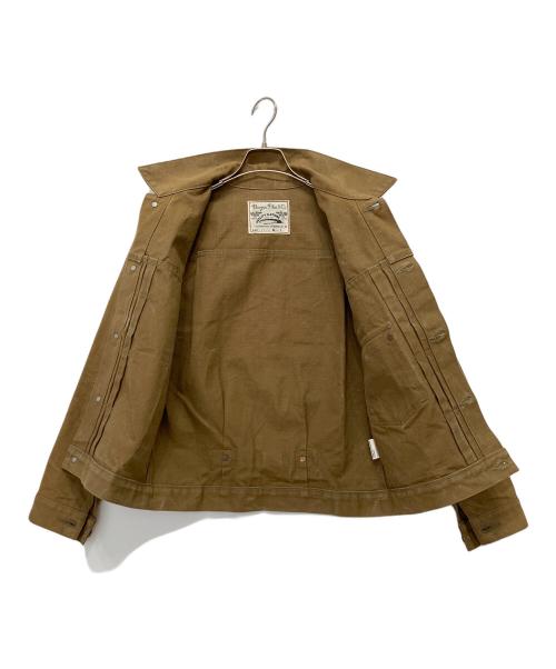 BURGUS PLUS（バーガスプラス）BURGUS PLUS (バーガスプラス) 1stタイプジャケット ブラウン サイズ:36の古着・服飾アイテム