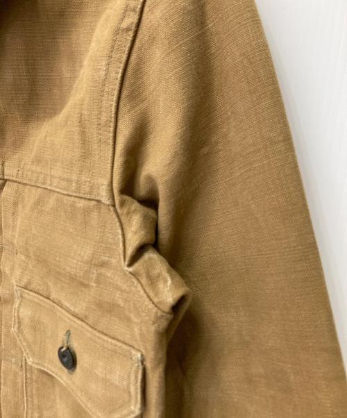 BURGUS PLUS（バーガスプラス）BURGUS PLUS (バーガスプラス) 1stタイプジャケット ブラウン サイズ:36の古着・服飾アイテム