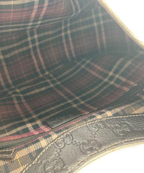 GUCCI（グッチ）GUCCI (グッチ) ワンショルダーバッグ ベージュ×ブラウンの古着・服飾アイテム