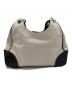 中古・古着 GUCCI (グッチ) ワンショルダーバッグ ベージュ×ブラウン：30000円