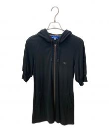 BURBERRY BLUE LABEL（バーバリー ブルー レーベル）の古着「ジップ付きパーカー」｜ブラック
