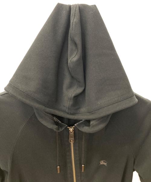 BURBERRY BLUE LABEL（バーバリー ブルー レーベル）BURBERRY BLUE LABEL (バーバリーロンドンブルーレーベル) ジップ付きパーカー ブラック サイズ:38の古着・服飾アイテム
