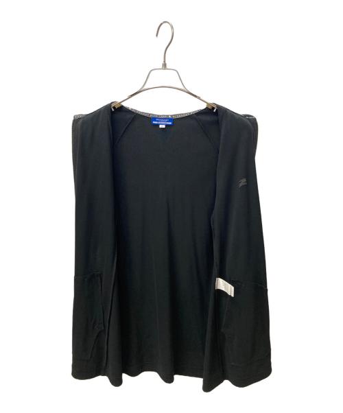 BURBERRY BLUE LABEL（バーバリー ブルー レーベル）BURBERRY BLUE LABEL (バーバリーロンドンブルーレーベル) ジップ付きパーカー ブラック サイズ:38の古着・服飾アイテム