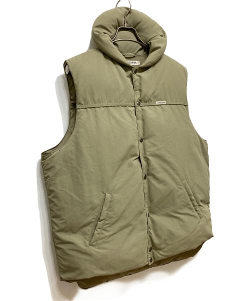 COOTIE PRODUCTIONS（クーティープロダクツ）COOTIE PRODUCTIONS (クーティープロダクツ) ダウンベスト カーキ サイズ:Lの古着・服飾アイテム