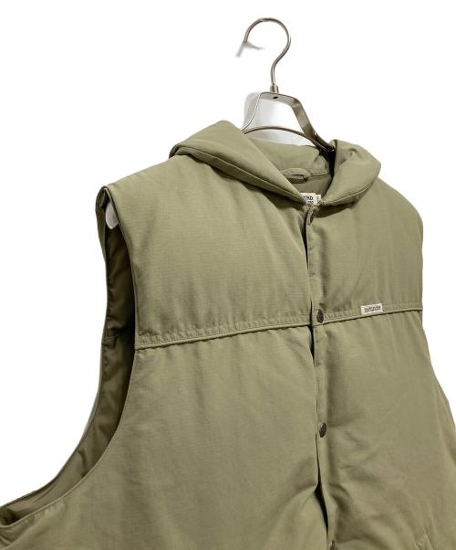 COOTIE PRODUCTIONS（クーティープロダクツ）COOTIE PRODUCTIONS (クーティープロダクツ) ダウンベスト カーキ サイズ:Lの古着・服飾アイテム