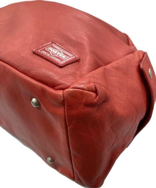 PORTER（ポーター）PORTER (ポーター) ボストンバッグ レッドの古着・服飾アイテム