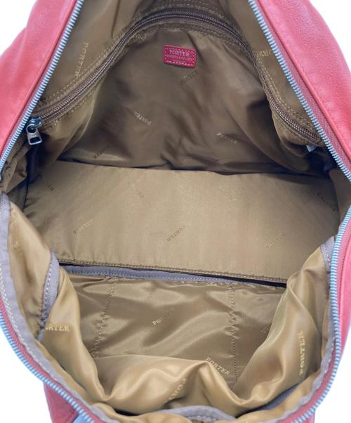 PORTER（ポーター）PORTER (ポーター) ボストンバッグ レッドの古着・服飾アイテム
