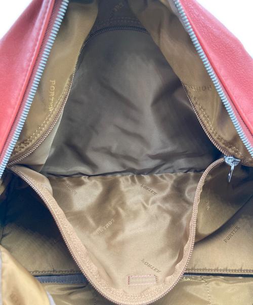 PORTER（ポーター）PORTER (ポーター) ボストンバッグ レッドの古着・服飾アイテム