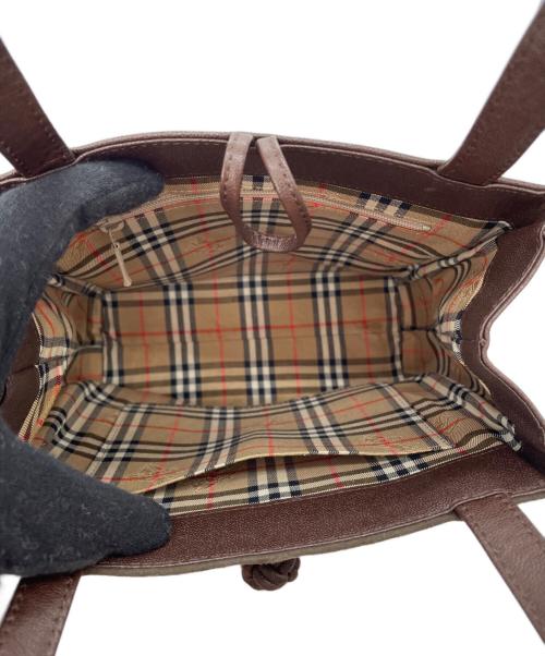 BURBERRY（バーバリー）BURBERRY (バーバリー) トートバッグ ブラウンの古着・服飾アイテム