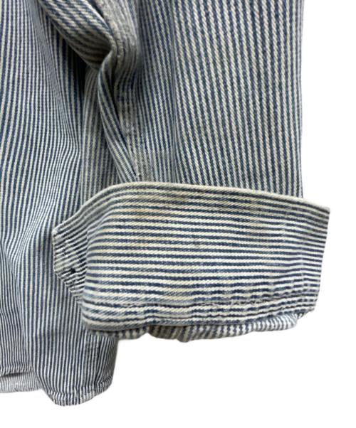 CarHartt（カーハート）CarHartt (カーハート) HICKORY STRIPE SHIRT ネイビー サイズ:XLの古着・服飾アイテム