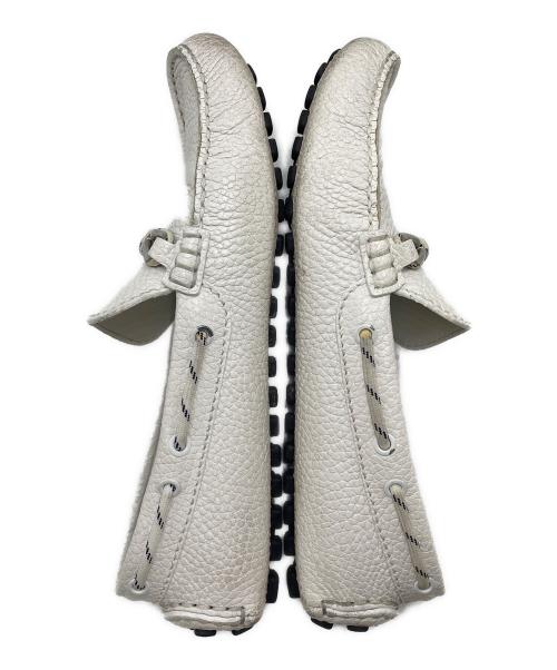 LOUIS VUITTON（ルイ ヴィトン）LOUIS VUITTON (ルイ ヴィトン) ドライビングシューズ ホワイト サイズ:6 1/2の古着・服飾アイテム