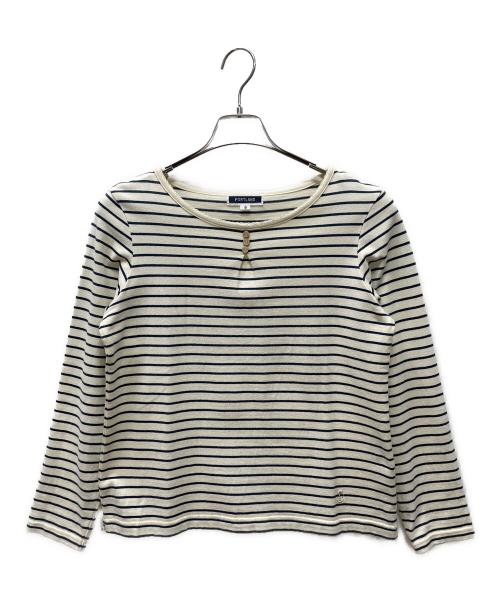 PORTLAND（ポートランド）PORTLAND (ポートランド) 長袖カットソー アイボリー サイズ:Lの古着・服飾アイテム