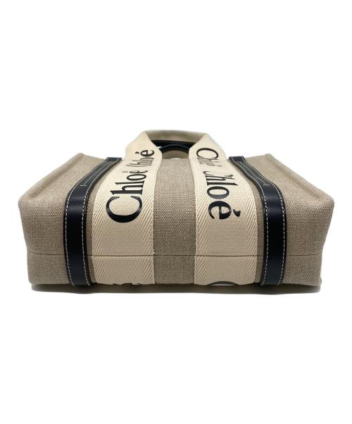 Chloe（クロエ）Chloe (クロエ) ショルダーバッグ ベージュ×ブラックの古着・服飾アイテム