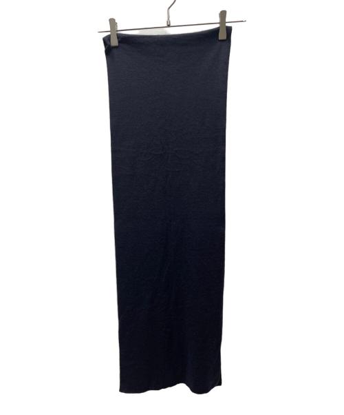 HERMES（エルメス）HERMES (エルメス) マフラー ネイビーの古着・服飾アイテム