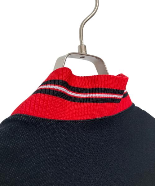 adidas（アディダス）adidas (アディダス) 70-80sトラックジャケット ブラック×レッド サイズ:98-6の古着・服飾アイテム