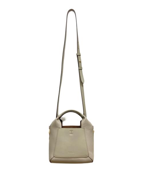 FURLA（フルラ）FURLA (フルラ) 2WAYショルダーバッグ グレーの古着・服飾アイテム