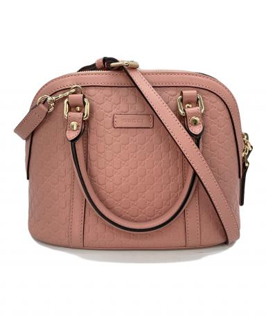 中古・古着通販】GUCCI (グッチ) ショルダートートバッグ ピンク