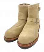 CHIPPEWAチペワ）の古着「スウェードエンジニアブーツ」｜ベージュ