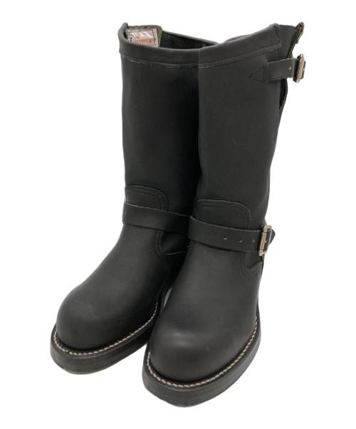 CHIPPEWA（チペワ）CHIPPEWA (チペワ) エンジニアブーツ ブラック サイズ:5.1/2Eの古着・服飾アイテム