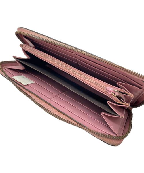 GUCCI（グッチ）GUCCI (グッチ) ラウンドファスナー財布 ベージュの古着・服飾アイテム