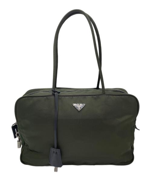 PRADA（プラダ）PRADA (プラダ) ハンドバッグ オリーブの古着・服飾アイテム