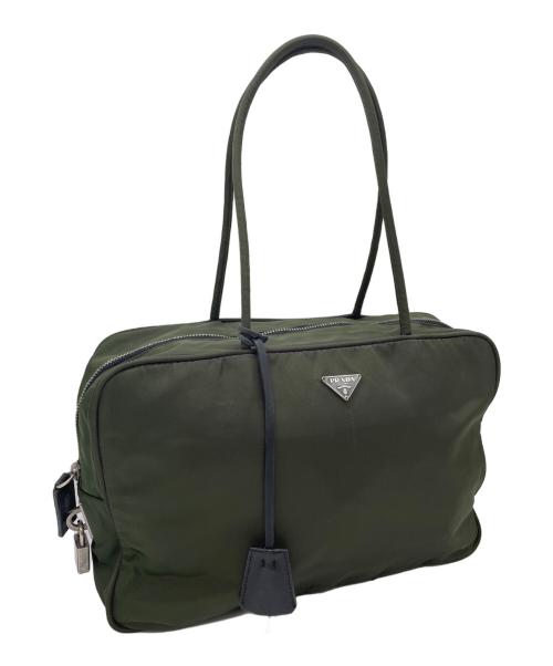 PRADA（プラダ）PRADA (プラダ) ハンドバッグ オリーブの古着・服飾アイテム