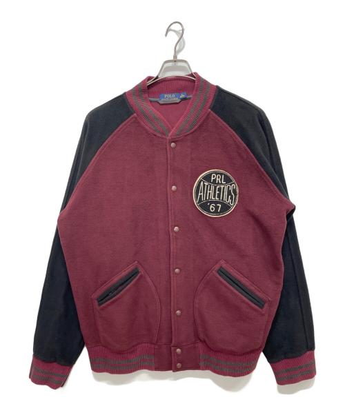 POLO RALPH LAUREN（ポロ・ラルフローレン）POLO RALPH LAUREN (ポロ・ラルフローレン) スタジャン ブラック×レッド サイズ:XLの古着・服飾アイテム